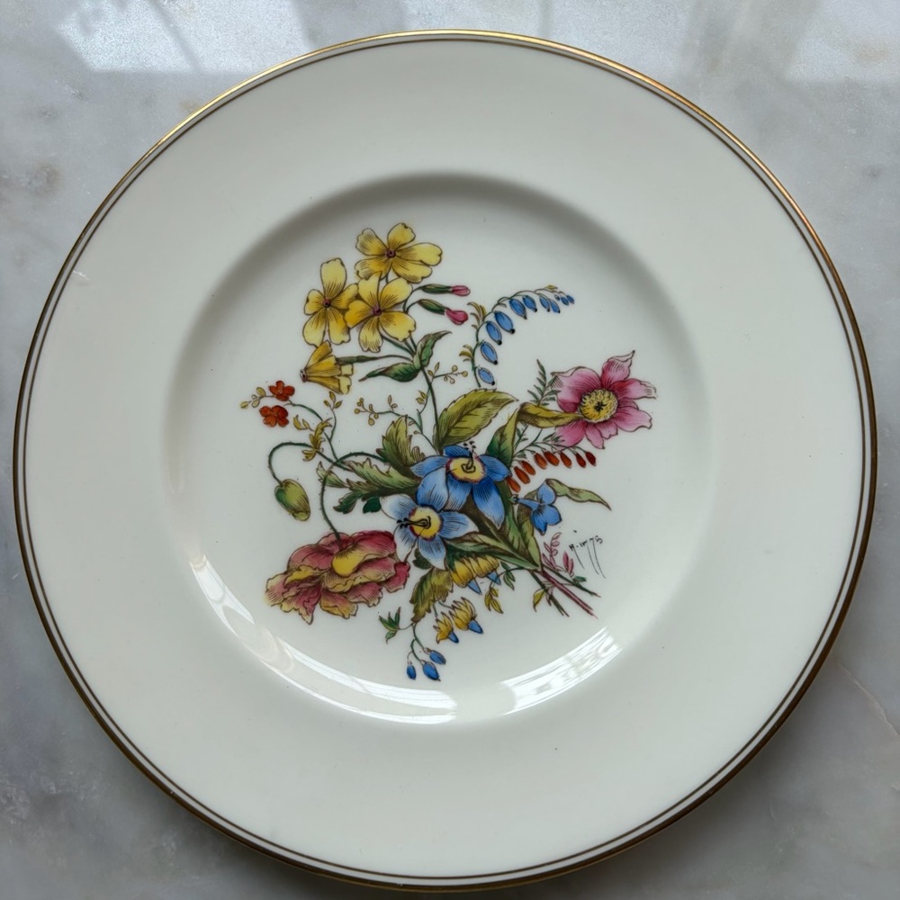 Wedgewood Posey Spray Salad Plate
